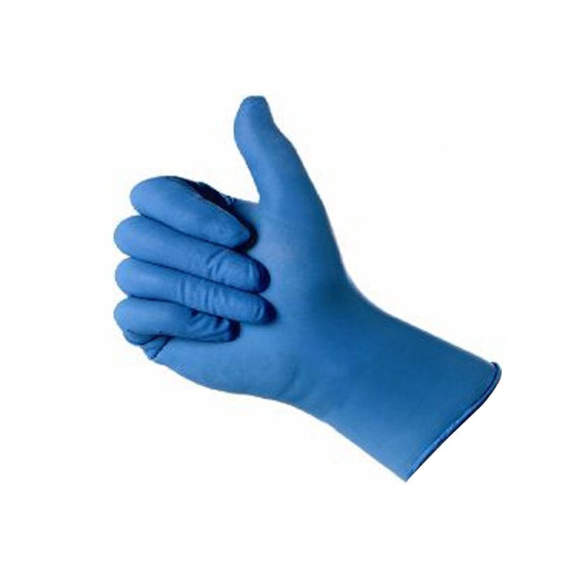 guantes vinilo azul